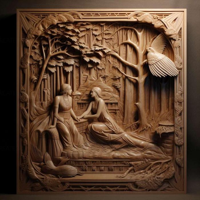 نموذج ثلاثي الأبعاد لآلة CNC 3D Art 